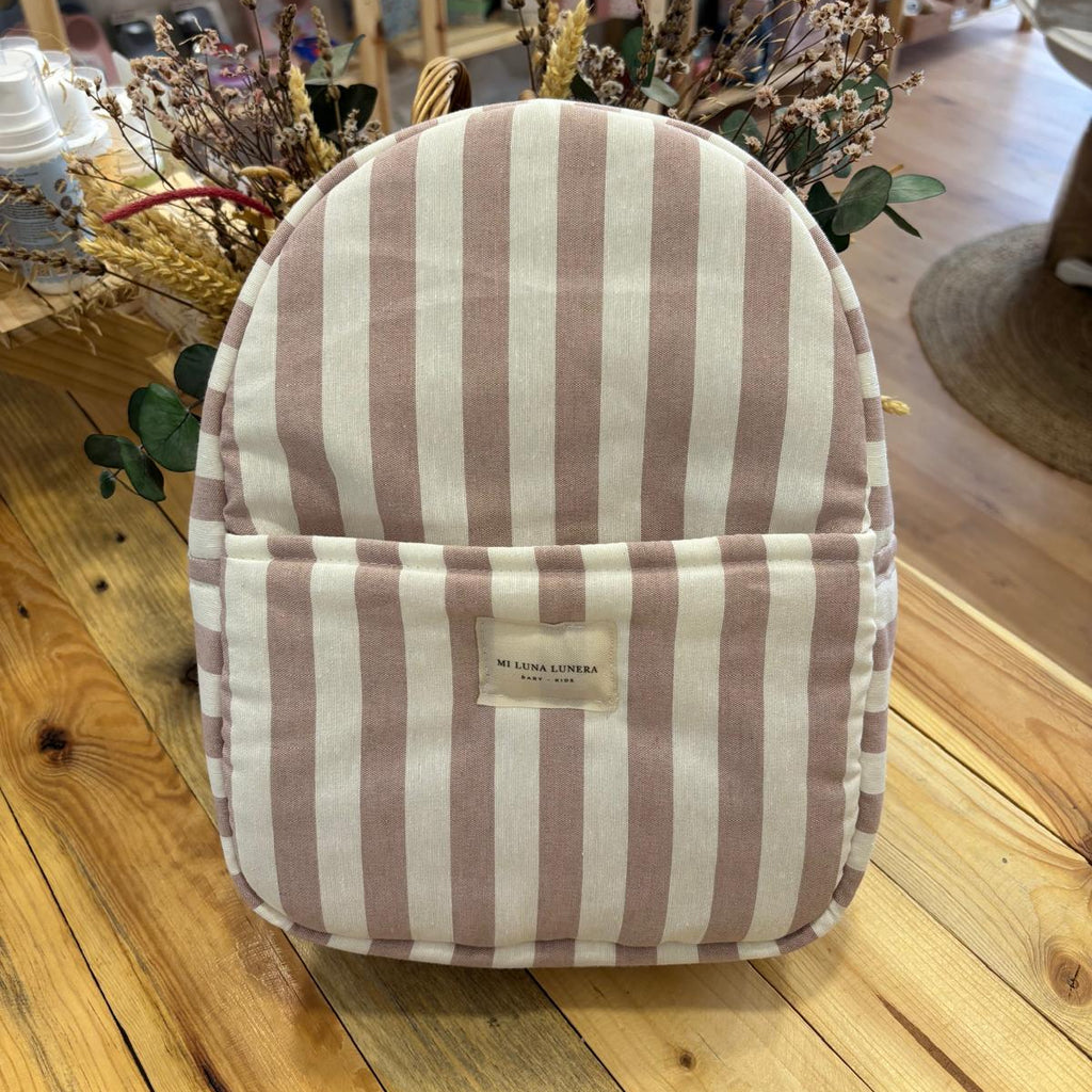 Mochila de Rayas Menorca Burdeos