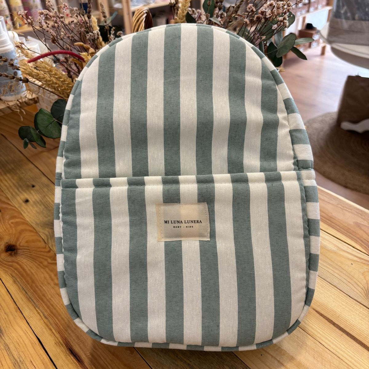 Mochila de Rayas Menorca Verde