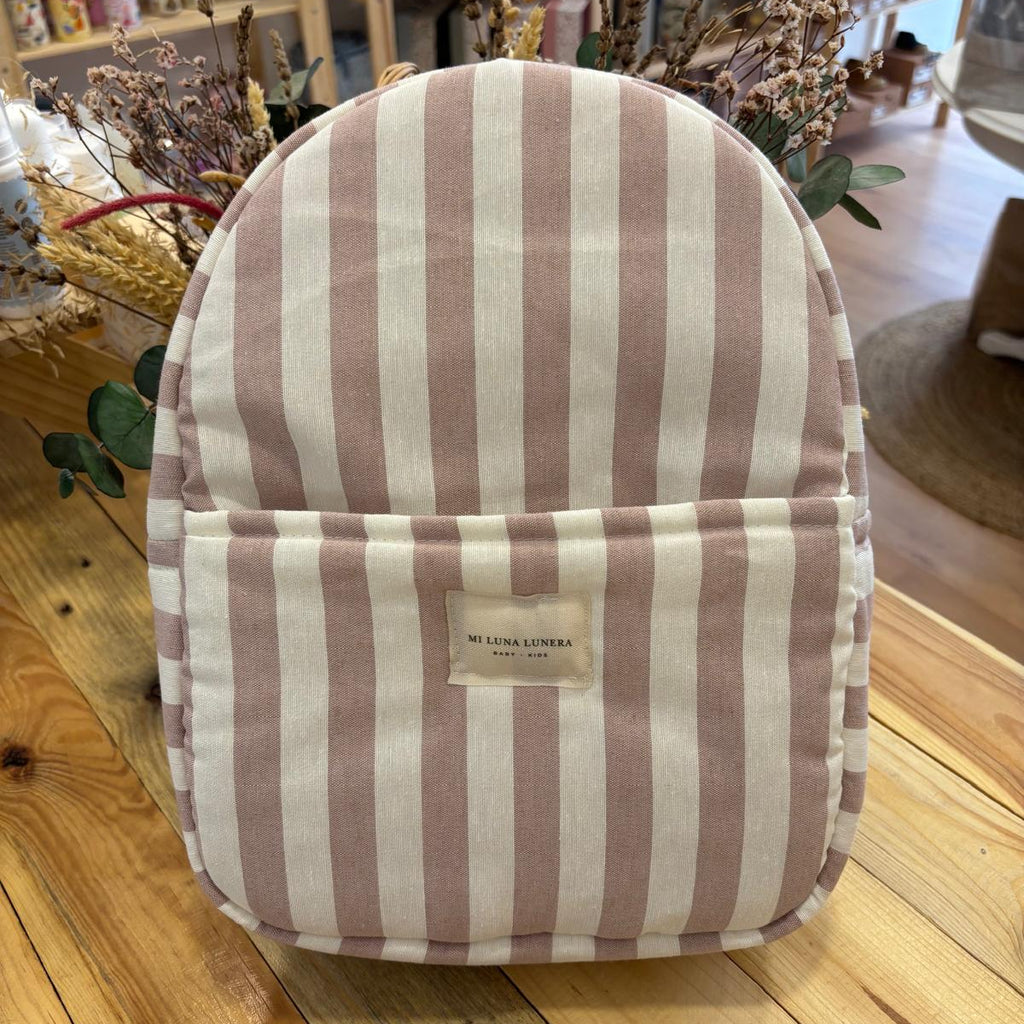 Mochila de Rayas Menorca Burdeos