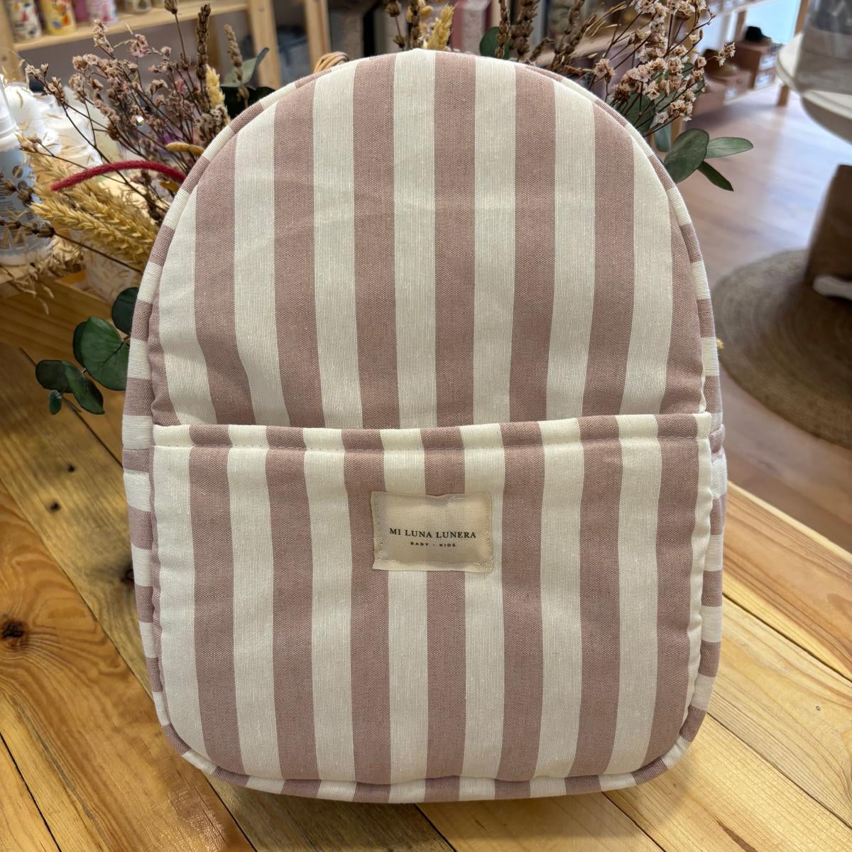 Mochila de Rayas Menorca Burdeos