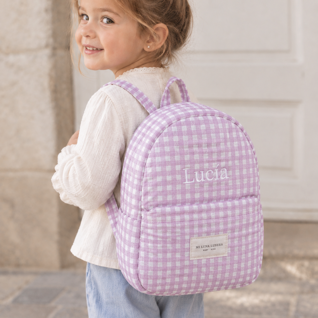 Mochila Vichy Rosa Maquillaje