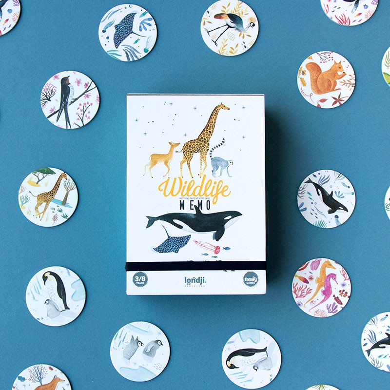 Memory Game Wildlife - Londji