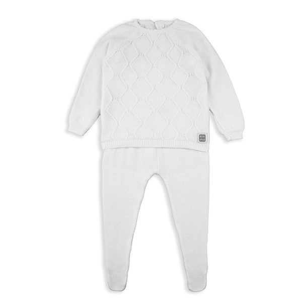 Conjunto Primera Puesta Blanco