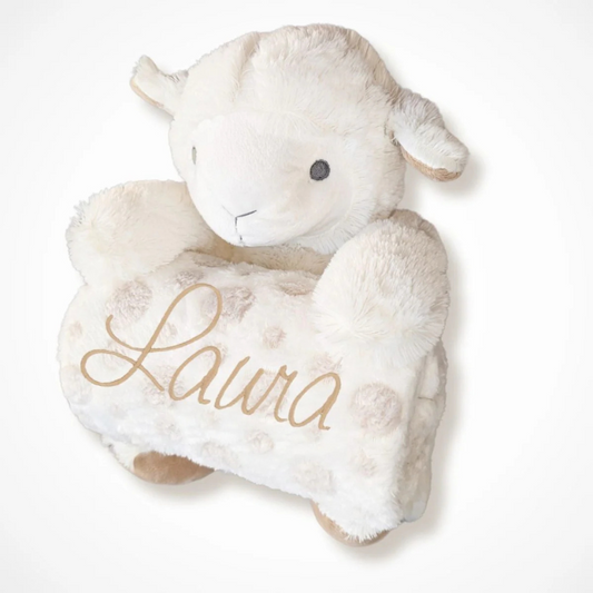 Peluche Oveja + Manta Personalizable