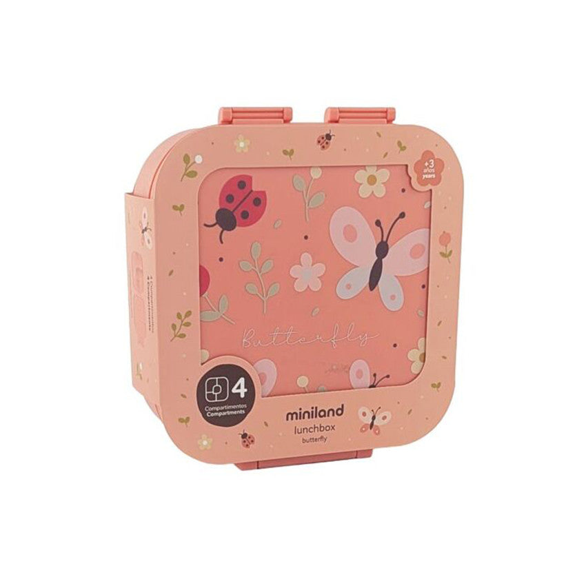 Fiambrera infantil con compartimentos Butterfly Lunchbox – Miniland