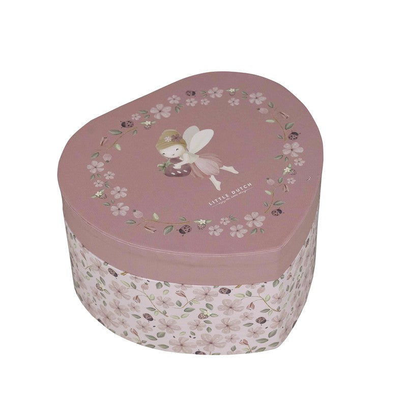 Joyero Musical Corazón Fairy Garden - Little Dutch