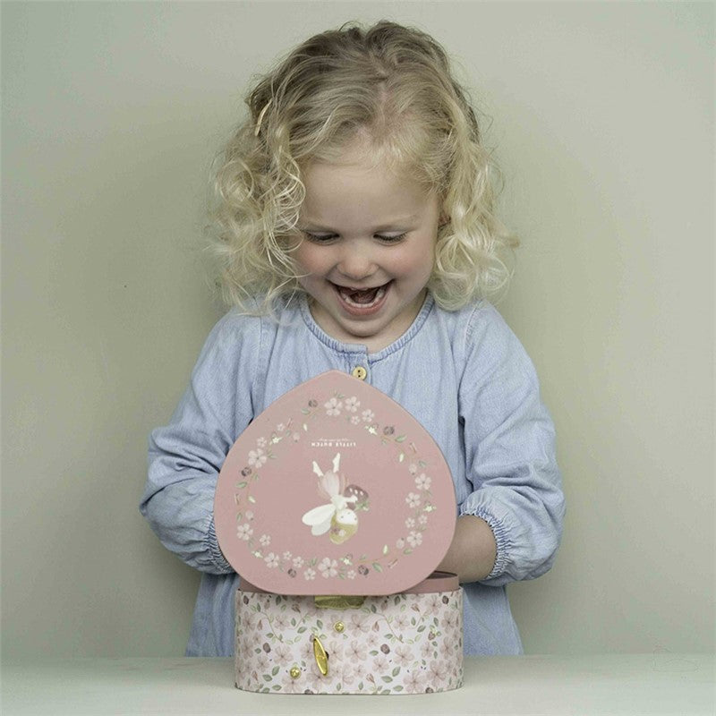 Joyero Musical Corazón Fairy Garden - Little Dutch