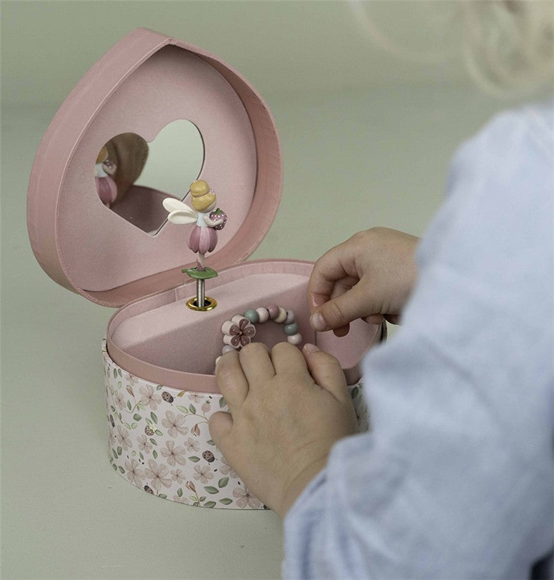 Joyero Musical Corazón Fairy Garden - Little Dutch