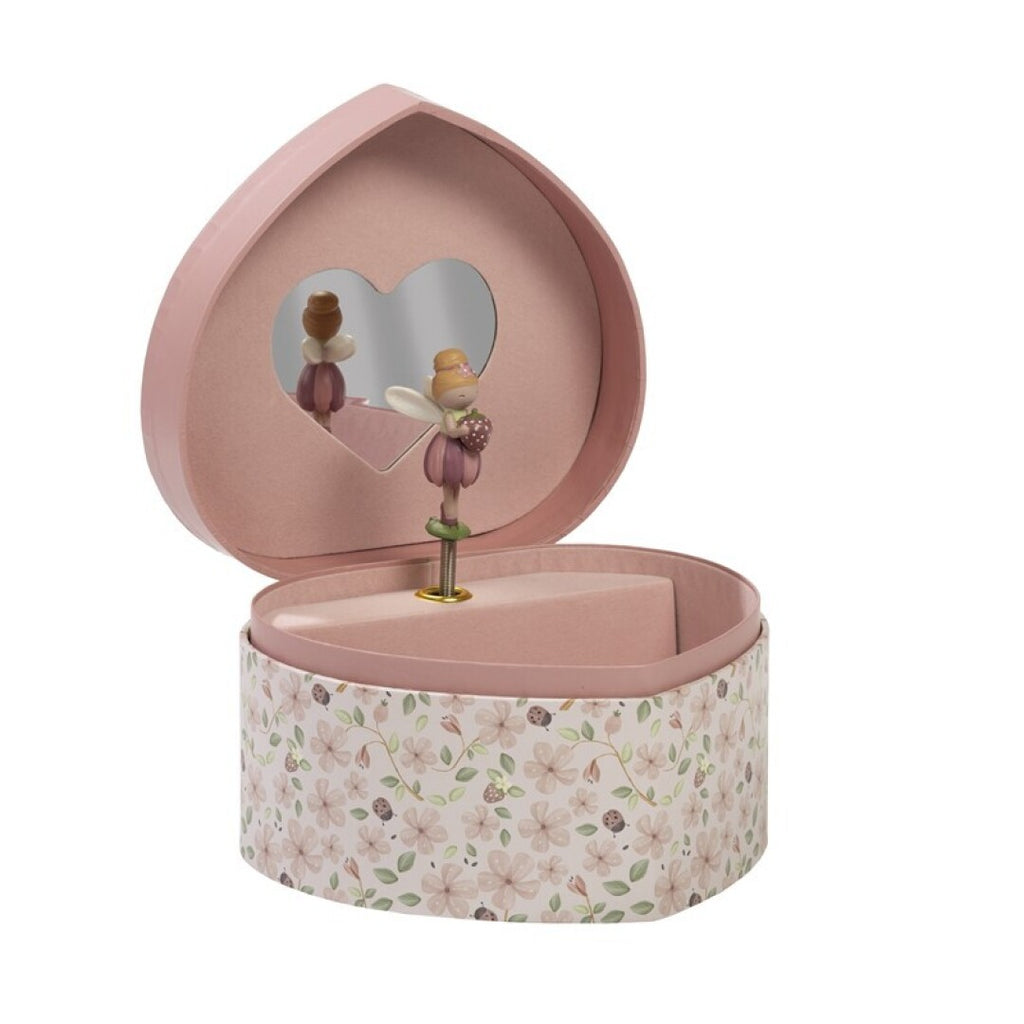 Joyero Musical Corazón Fairy Garden - Little Dutch