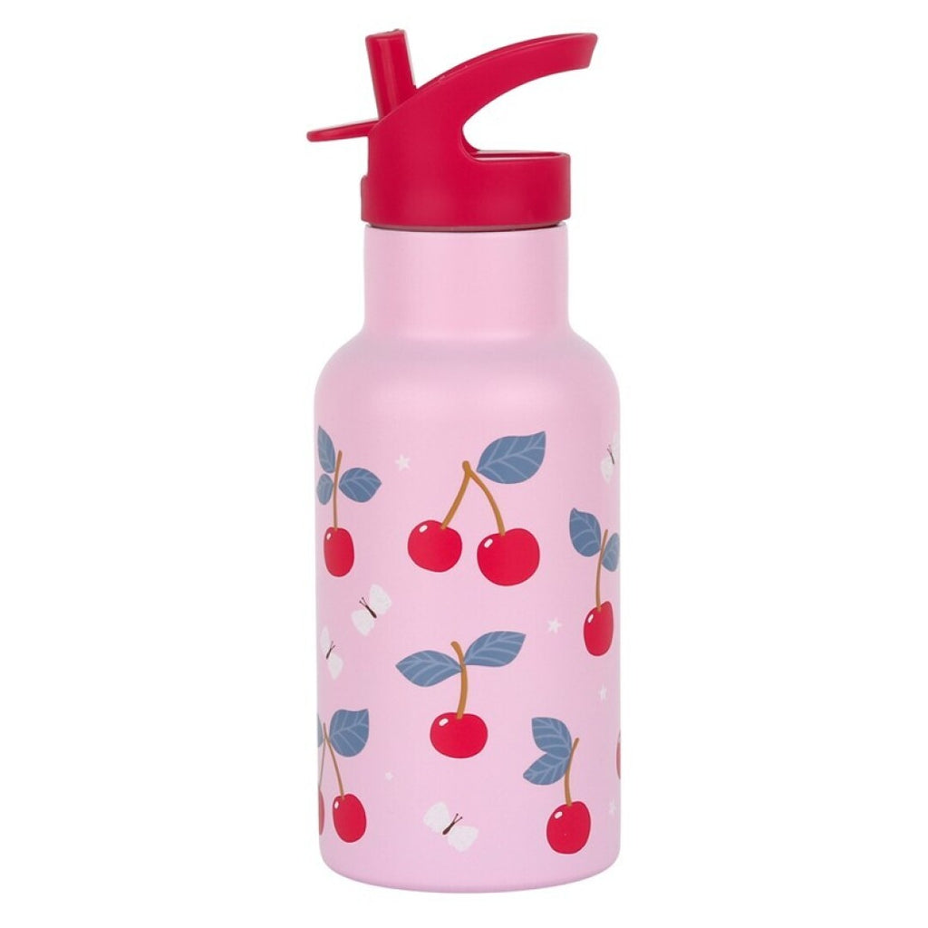 Botella de acero 350ml Cerezas