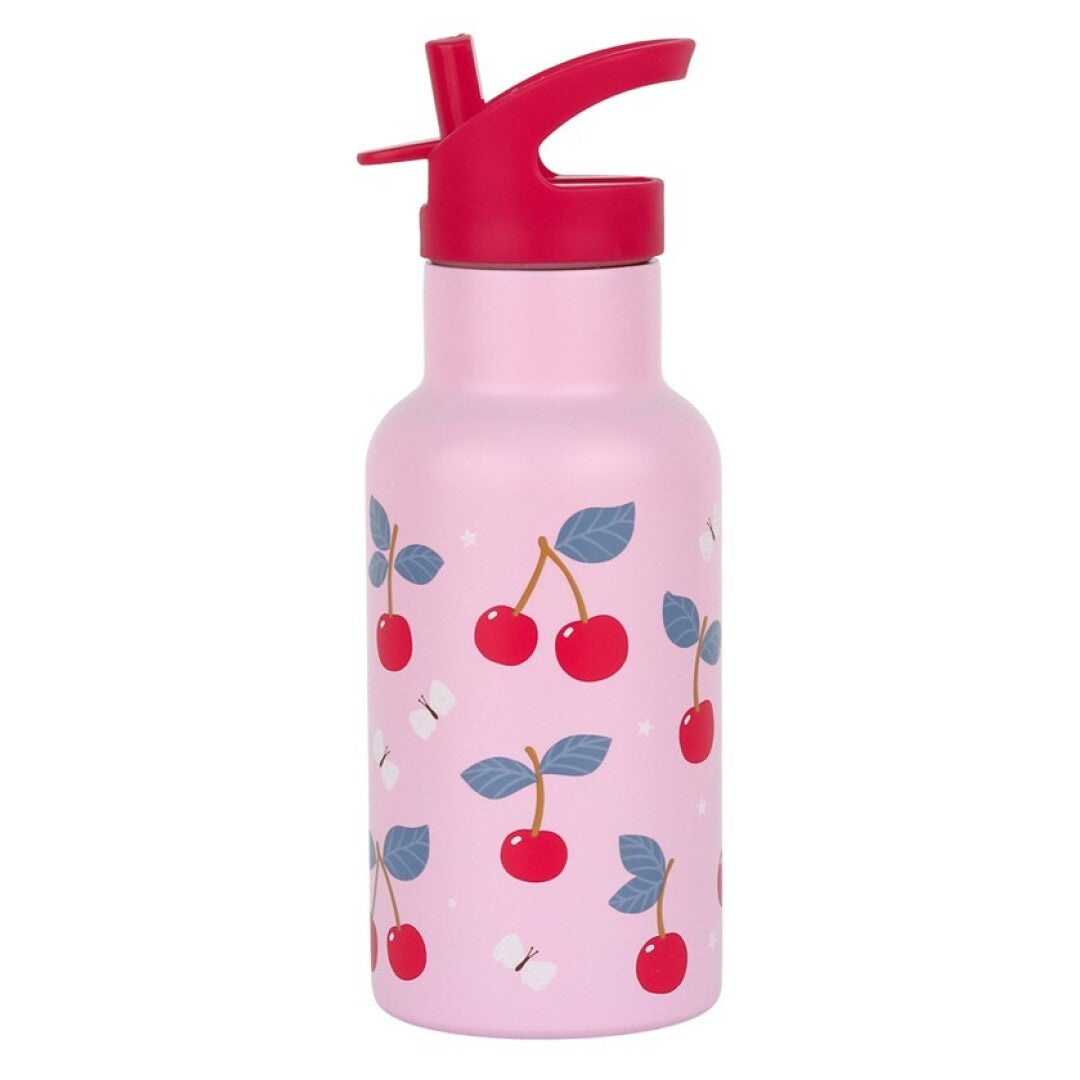 Botella de acero 350ml Cerezas