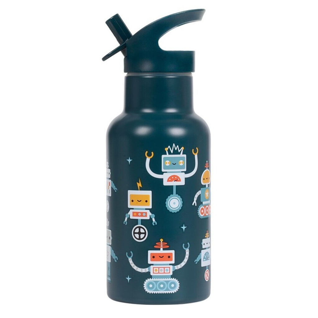 Botella de acero 350ml Robots