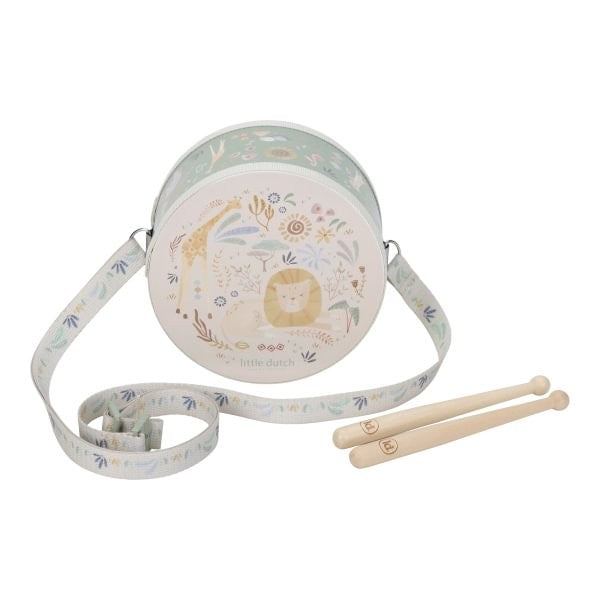 Tambor Safari Friends Instrumento Musical Infantil – Little Dutch