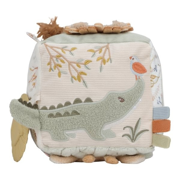 Cubo Blandito de Actividades Safari Friends – Little Dutch