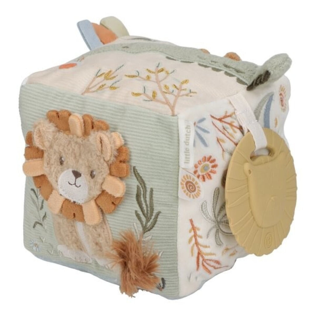 Cubo Blandito de Actividades Safari Friends – Little Dutch