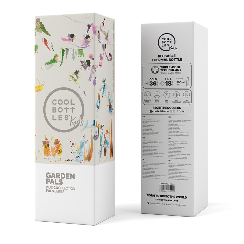 Botella térmica acero Garden Pals 260ml
