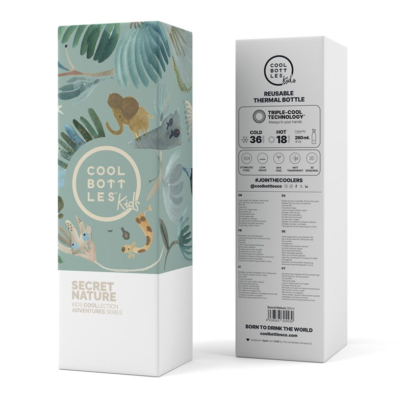 Botella térmica acero Secret Nature 260ml