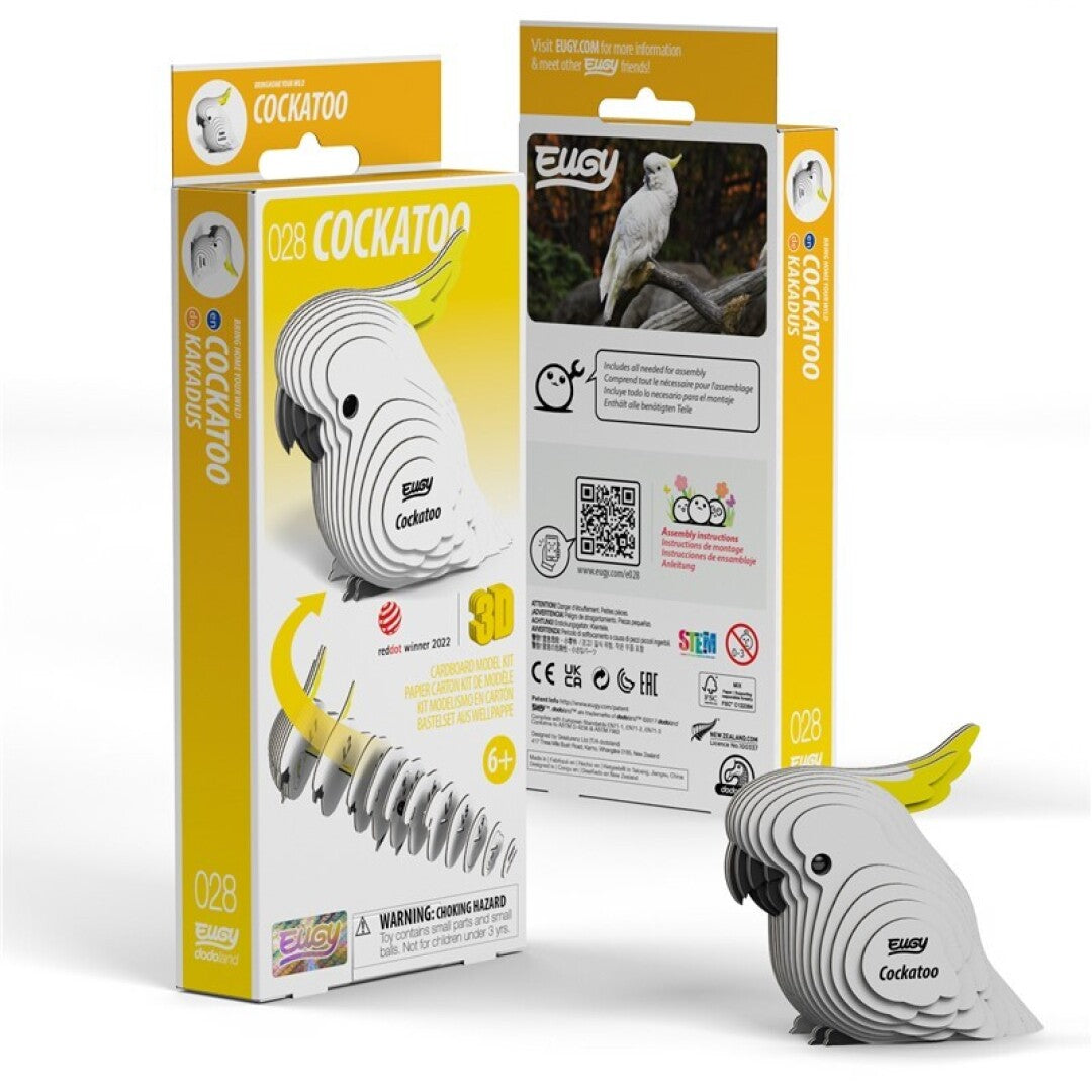Puzzle 3D Cacatúa Eugy