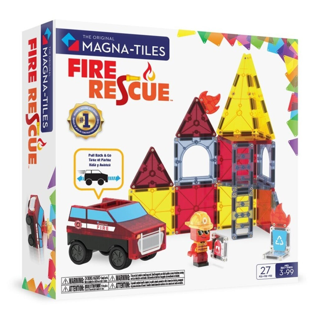 Magna Tiles Fire Rescue Set 27 pcs