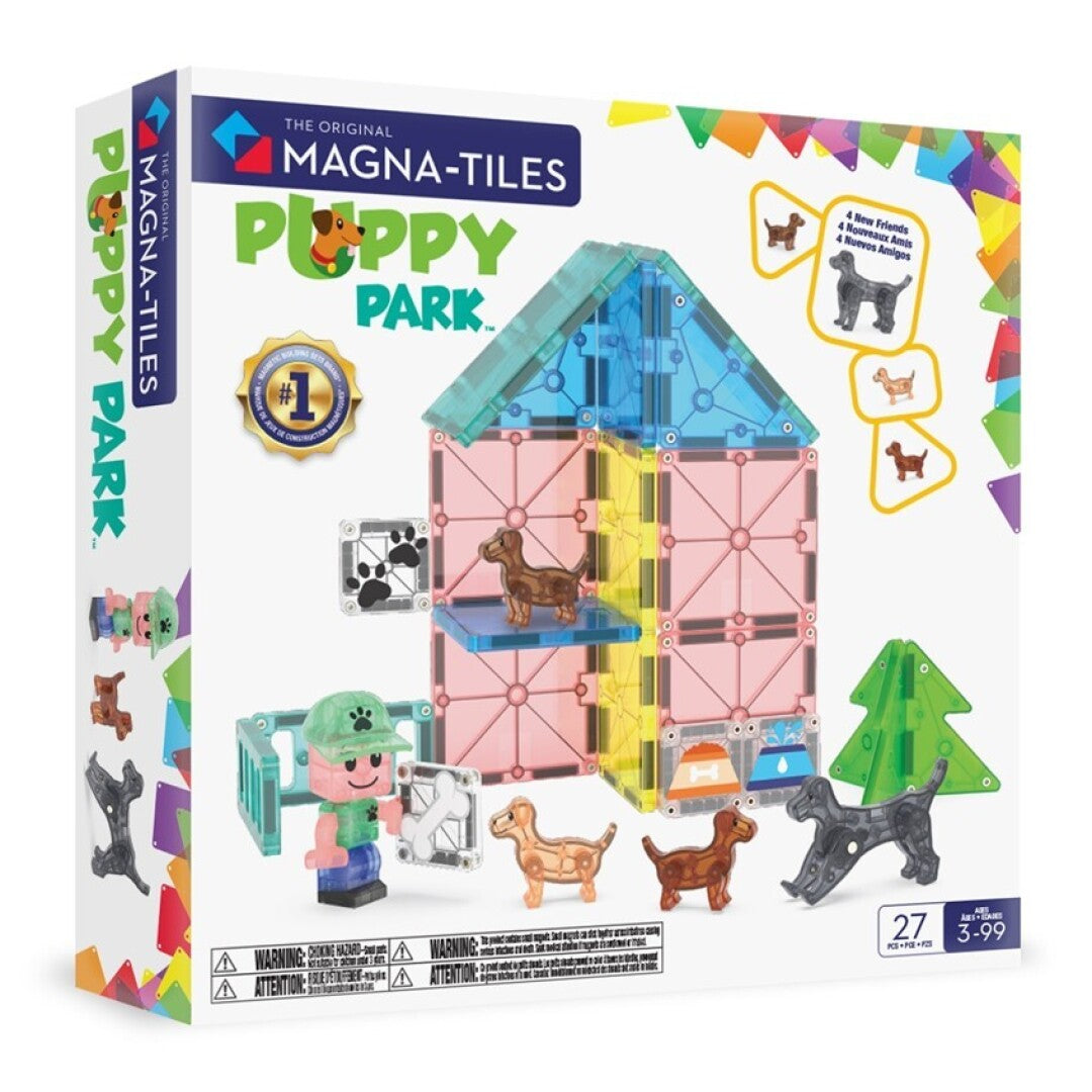 Magna Tiles Puppy Park Set 27 pcs