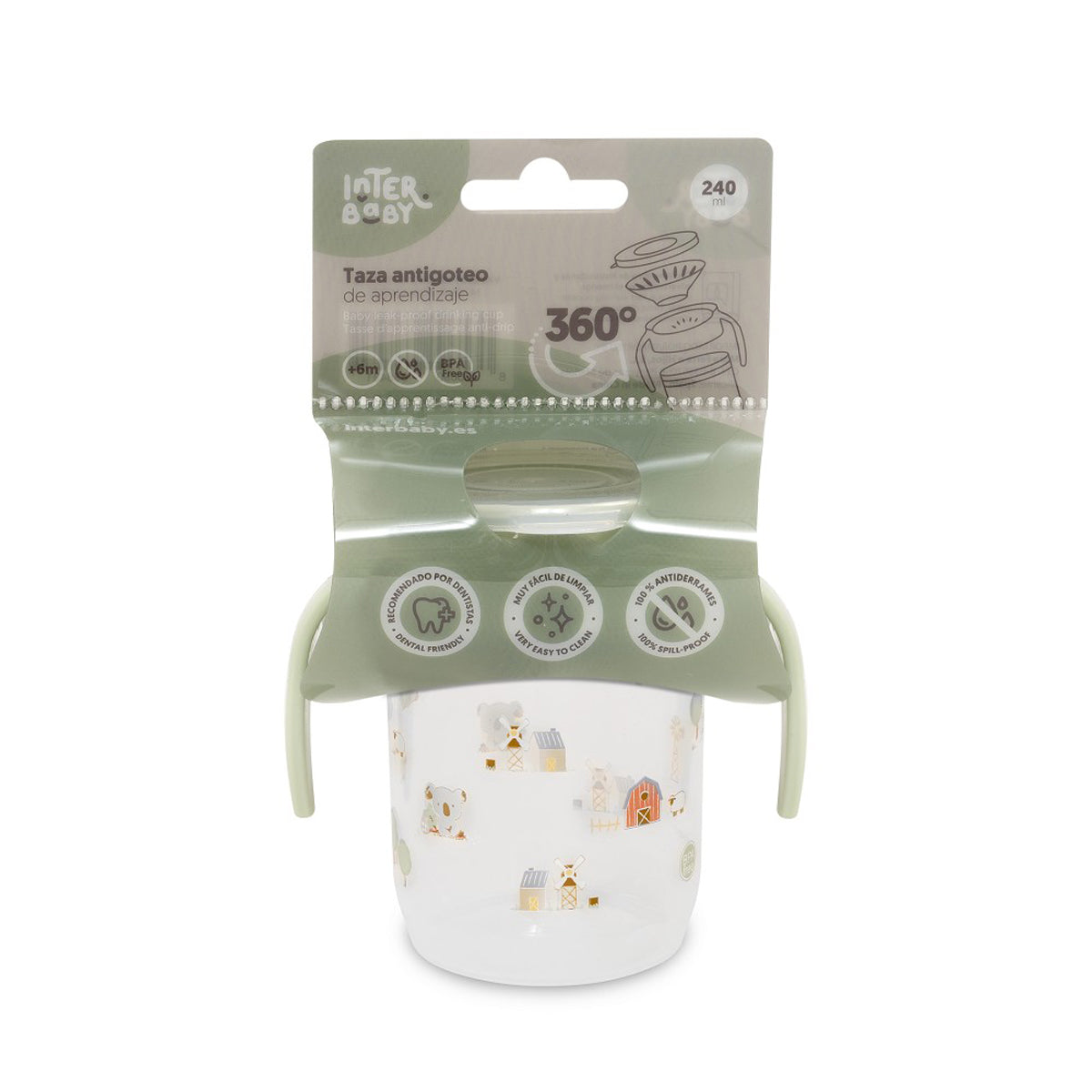 Taza Antigoteo 240ml Koala