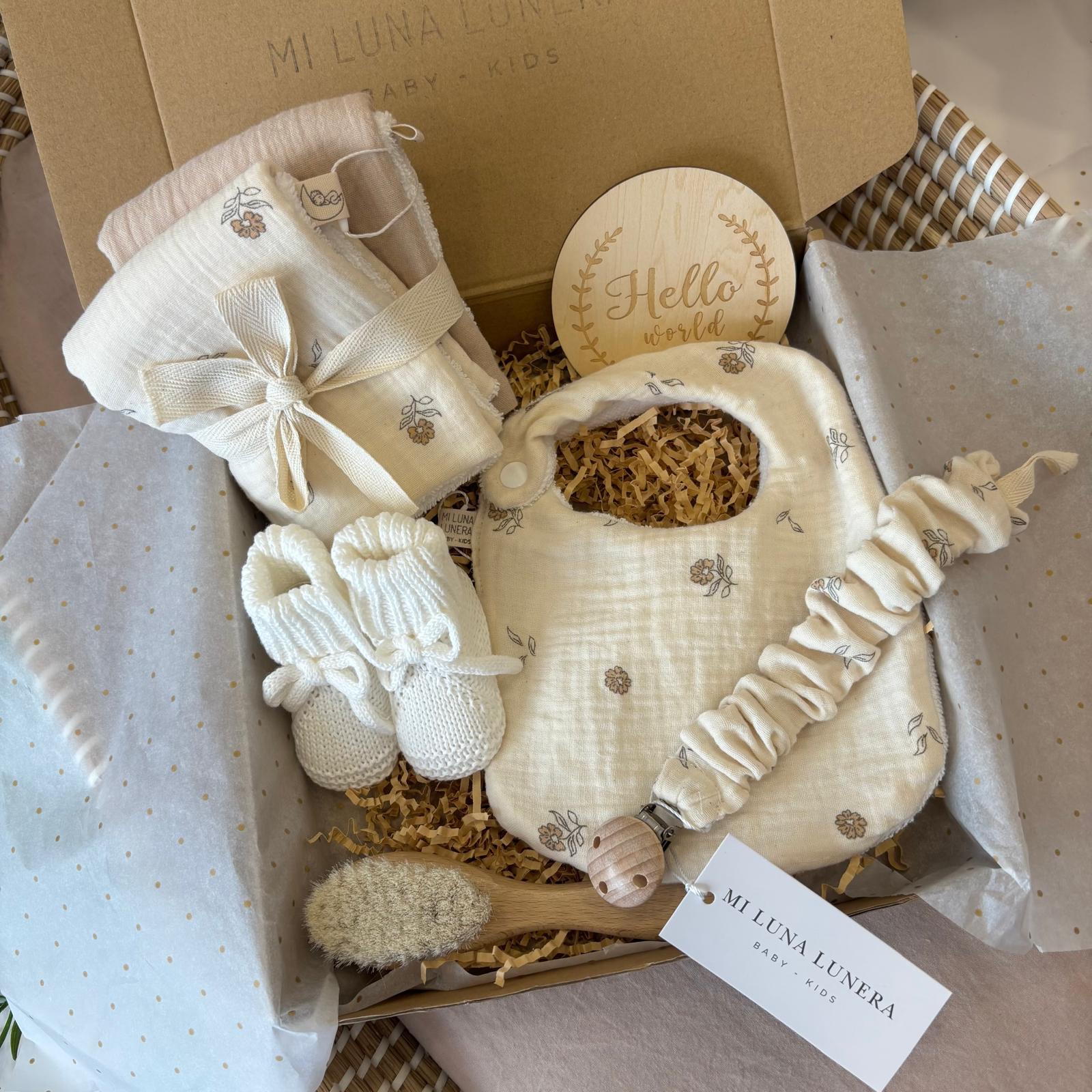 Pack Canastilla Bebé Personalizable Margot | Mi Luna Lunera