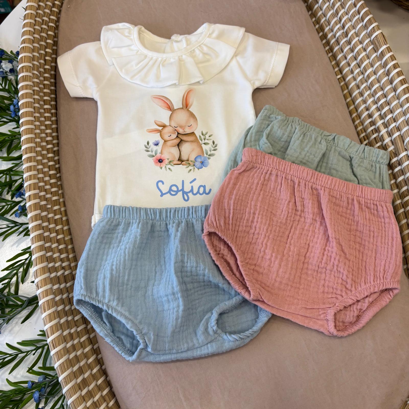 Body Manga Corta Natalia Personalizado