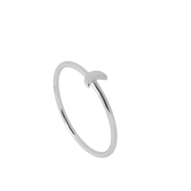 Anillo Luna Plata de Ley 925 personalizado - regalo bebé | Mi Luna Lunera