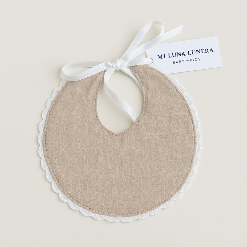Babero Manuela personalizado - regalo bebé | Mi Luna Lunera
