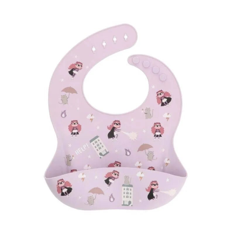 Babero Silicona Fantastic Girl personalizado - regalo bebé | Mi Luna Lunera