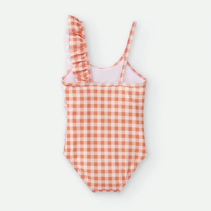 Bañador Niña Vichy personalizado - regalo bebé | Mi Luna Lunera