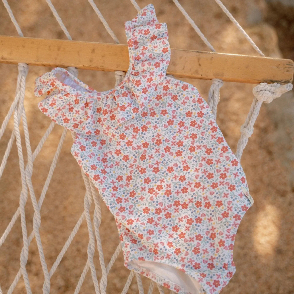 Bañador Sunny Flowers - Little Dutch personalizado - regalo bebé | Mi Luna Lunera