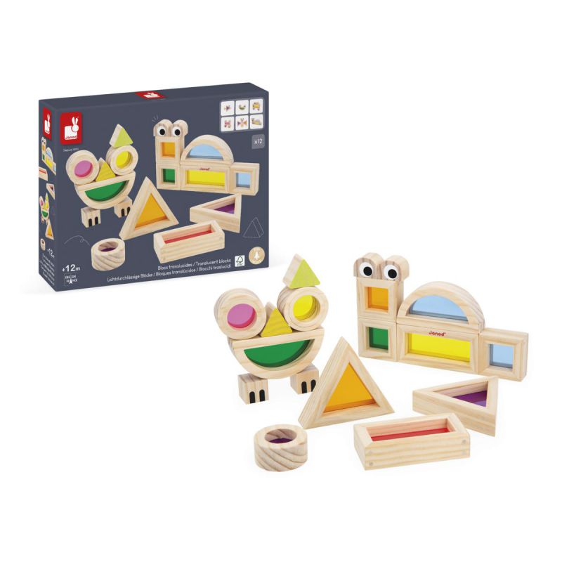 Bloques Translúcidos personalizado - regalo bebé | Mi Luna Lunera