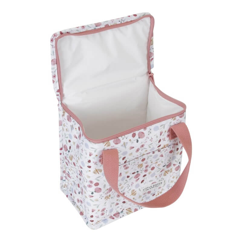 Bolsa Almuerzo Flores y Mariposas personalizado - regalo bebé | Mi Luna Lunera