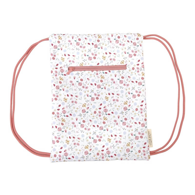 Bolsa Flores y Mariposas personalizado - regalo bebé | Mi Luna Lunera