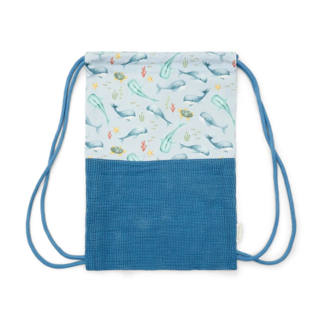Bolsa juguetes playa Ocean Sea Life - Little Dutch personalizado - regalo bebé | Mi Luna Lunera