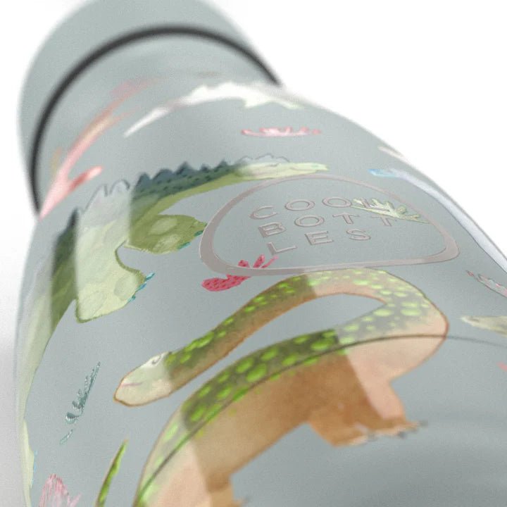 Botella térmica acero Dinos Planet 260ml personalizado - regalo bebé | Mi Luna Lunera