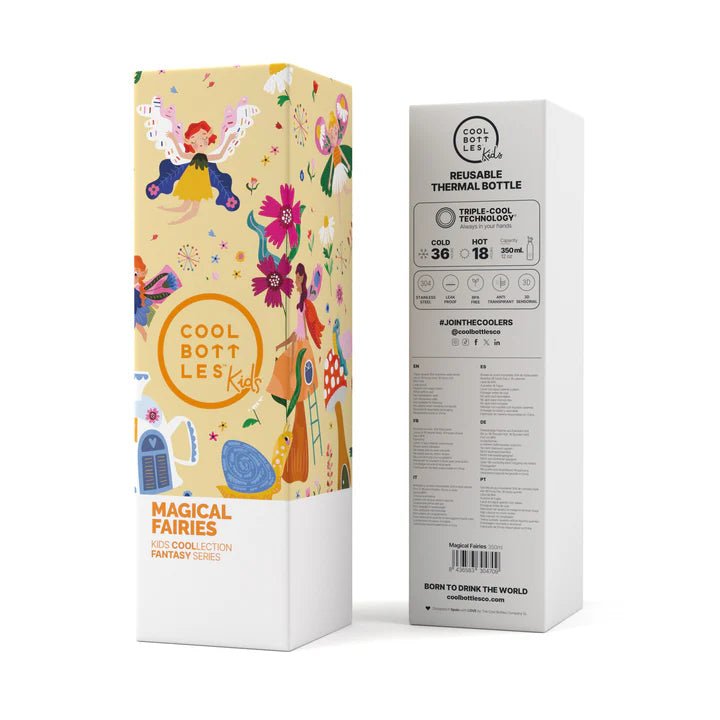 Botella térmica acero Magical Fairies 350ml personalizado - regalo bebé | Mi Luna Lunera