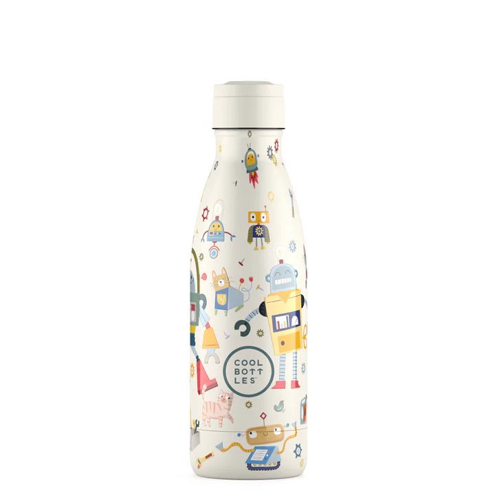 Botella térmica acero Messy Robots 350ml personalizado - regalo bebé | Mi Luna Lunera