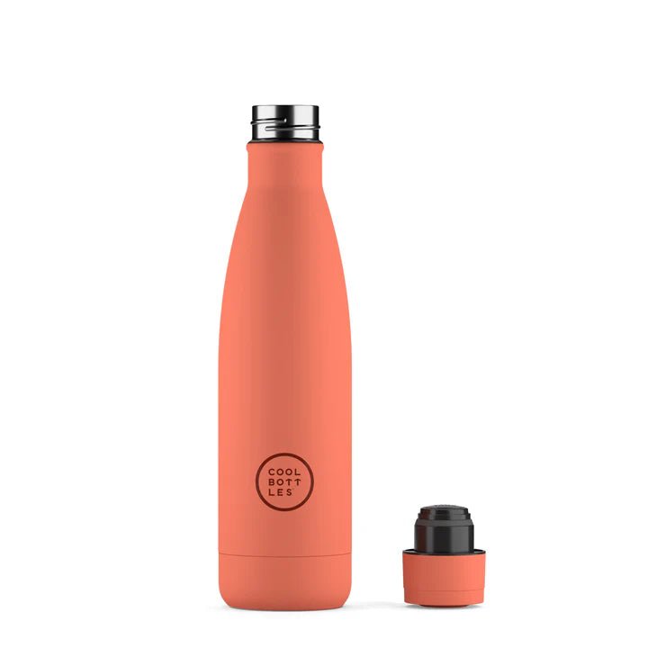 Botella térmica acero Pastel Coral 500ml personalizado - regalo bebé | Mi Luna Lunera