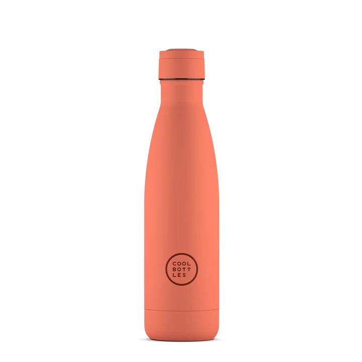 Botella térmica acero Pastel Coral 500ml personalizado - regalo bebé | Mi Luna Lunera