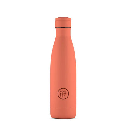Botella térmica acero Pastel Coral 500ml personalizado - regalo bebé | Mi Luna Lunera