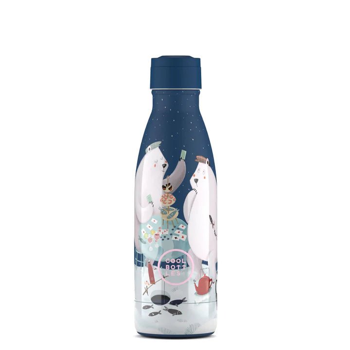 Botella térmica acero Polar Bears 350ml personalizado - regalo bebé | Mi Luna Lunera