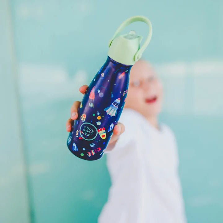 Botella térmica acero Space Rockets 260ml personalizado - regalo bebé | Mi Luna Lunera