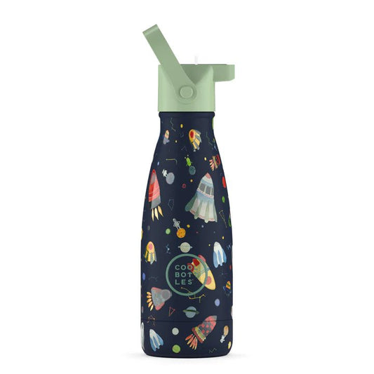 Botella térmica acero Space Rockets 260ml personalizado - regalo bebé | Mi Luna Lunera