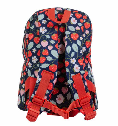 Mochila Pequeña Strawberries Personalizable