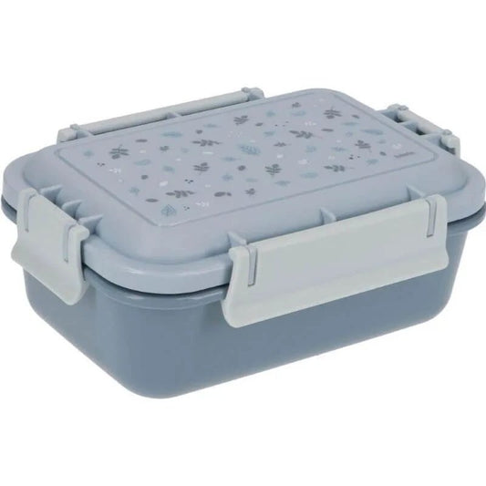 Caja Almuerzo Bento Leaves Blue personalizado - regalo bebé | Mi Luna Lunera
