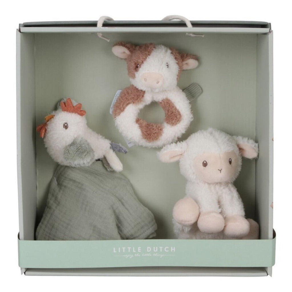 Caja Regalo Baby Pequeña Granja - Little Dutch personalizado - regalo bebé | Mi Luna Lunera