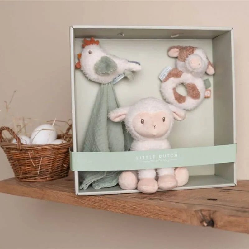 Caja Regalo Baby Pequeña Granja - Little Dutch personalizado - regalo bebé | Mi Luna Lunera