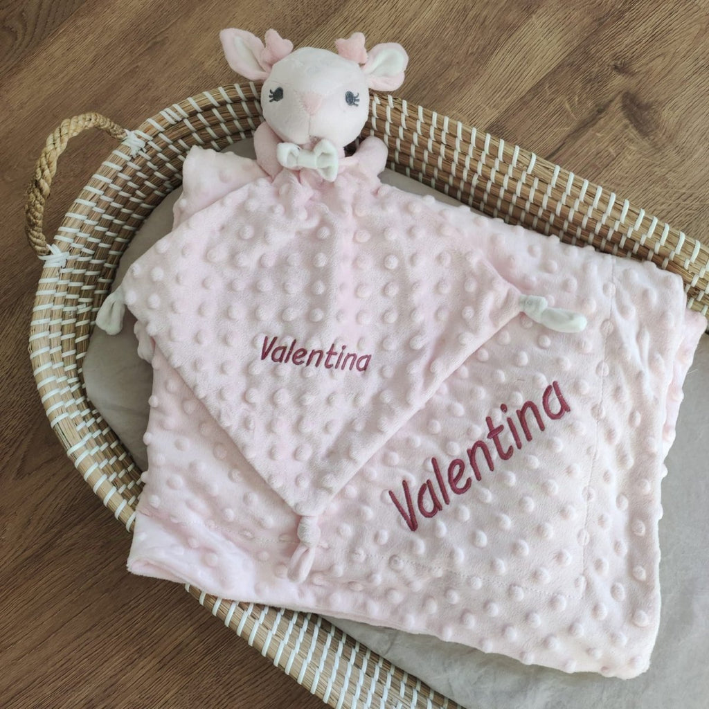 Caja Regalo Deer Rosa Personalizable personalizado - regalo bebé | Mi Luna Lunera